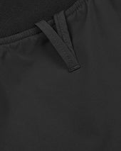 Packable Valstarino jacket in water-proof technical microfiber fabric - Black