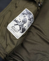 Packable Valstarino jacket in water-proof technical microfiber fabric - Navy
