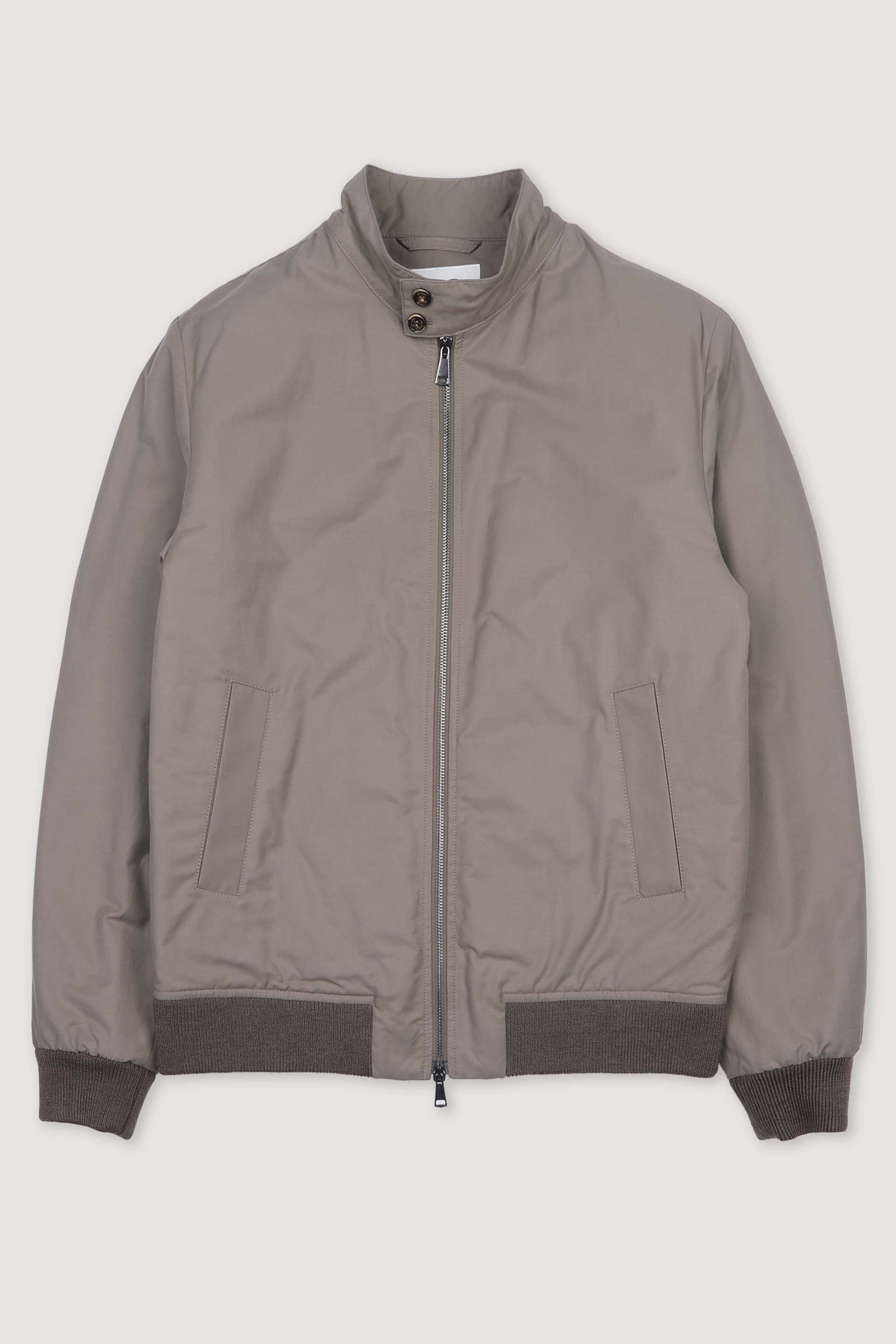 Padded Zip Jacket In A Water Repellent Cotton Nylon Blend Fabric Coloniale