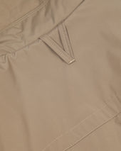 Loyal padded field jacket in waterproof technical microfiber. Beige - Avana