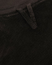 Padded Valstarino Jacket In Stretch Cotton Corduroy Ebano