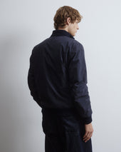 Padded Valstarino jacket in waterprooof microfiber fabric. Blue - Navy