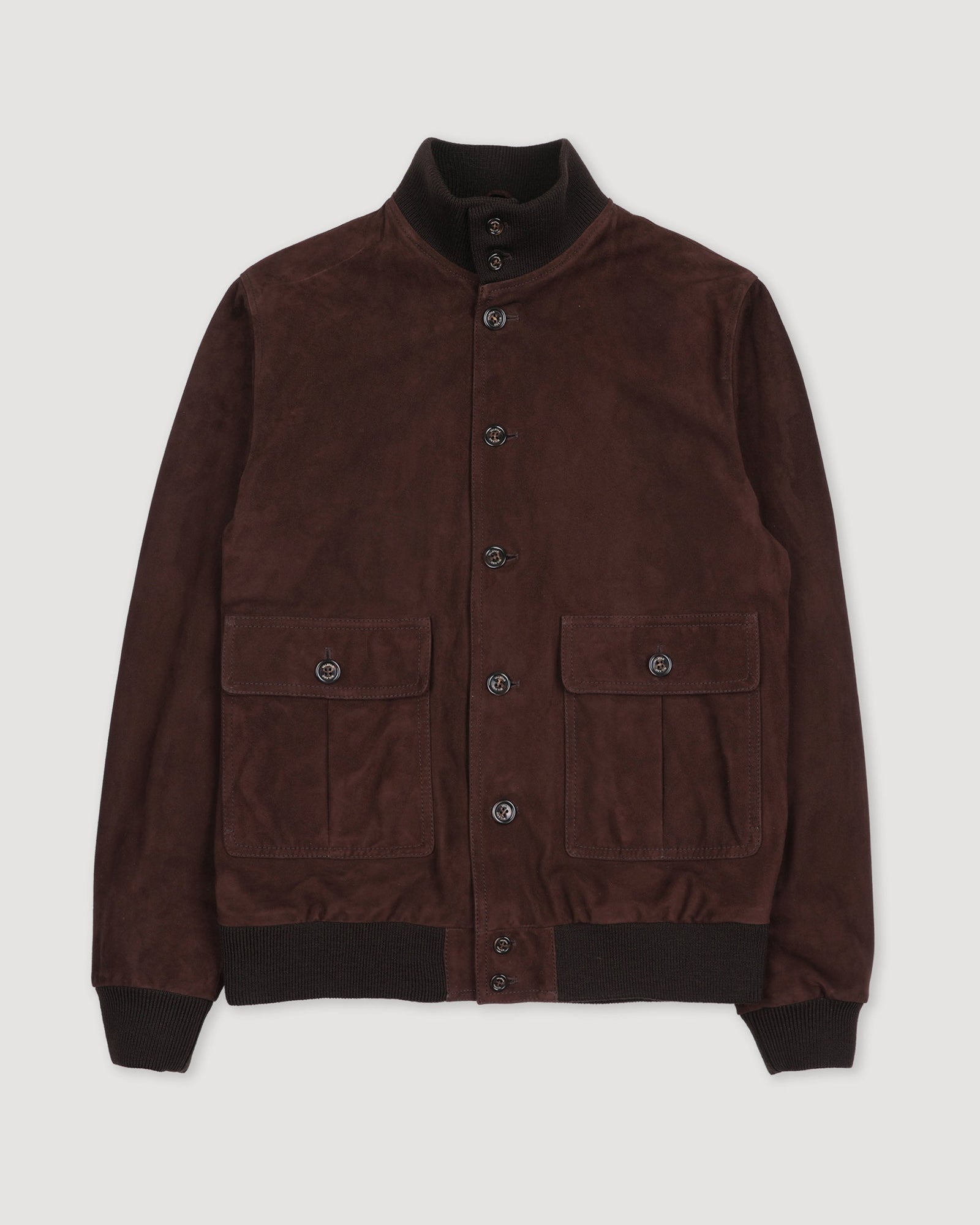 Lined Valstarino Jacket In Suede Leather Witch Back Loop Caff