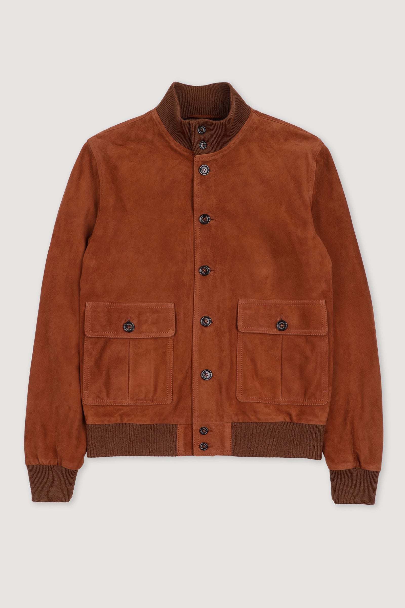 Lined Valstarino Jacket In Suede Leather Creta