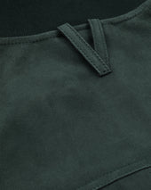 Unlined Valstarino Jacket In Suede Leather With Back Loop Green Garden