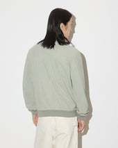 Unlined Valstarino jacket in suede leather with back loop.. Green - Tiglio