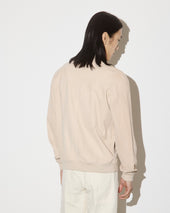Unlined Valstarino jacket in suede leather. Beige - Sisal