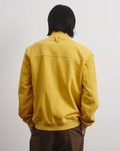 Unlined Valstarino jacket in suede leather. Yellow - Barley