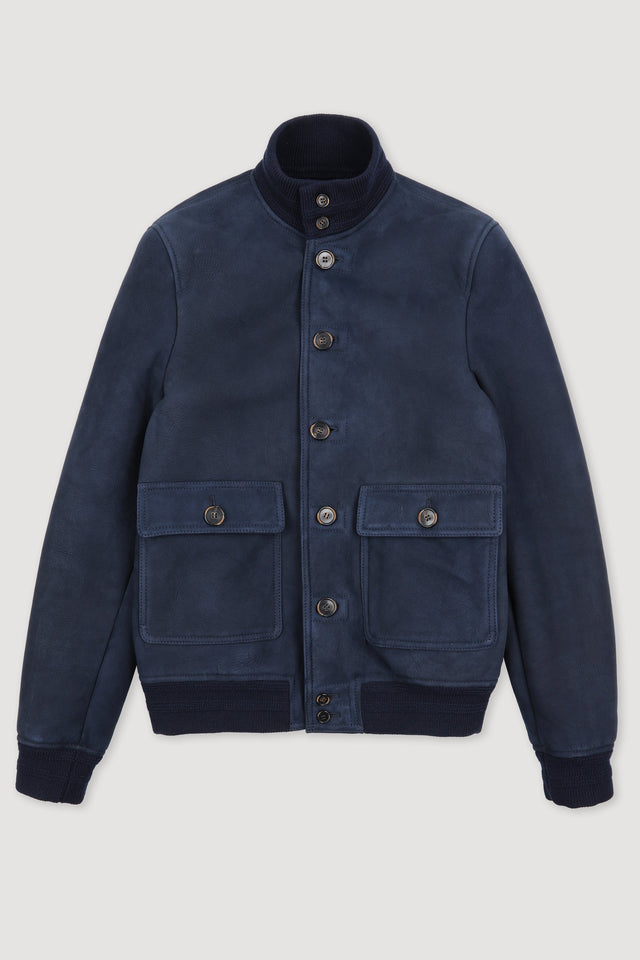 Shearling suede Valstarino - Dark blue