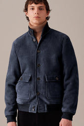 Shearling suede Valstarino - Dark blue
