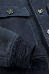 Shearling suede Valstarino - Dark blue