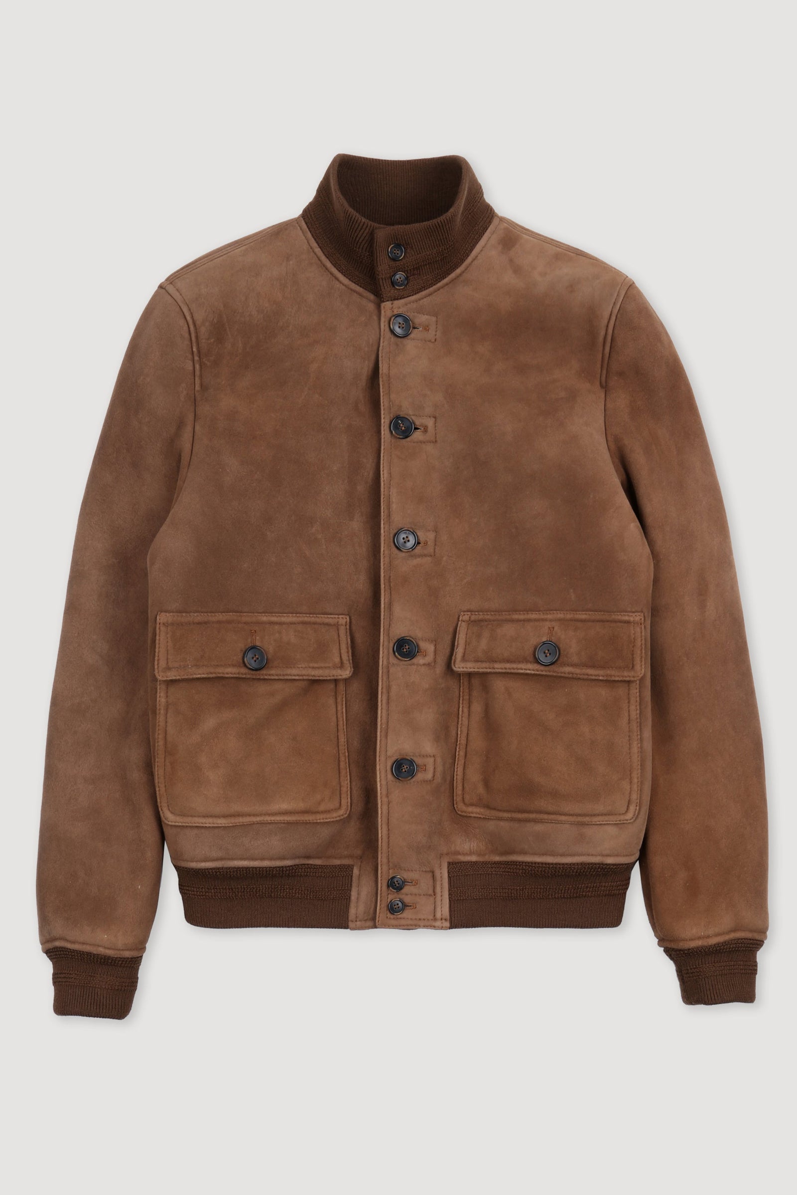 Shearling Suede Valstarino Brown Miele Panna