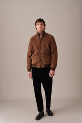 Shearling suede Valstarino. Brown - Miele/Panna