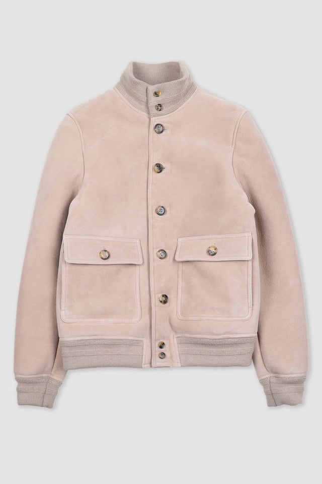 Shearling suede Valstarino, Beige - Sable