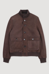 Shearling suede Valstarino. Brown - Fondente