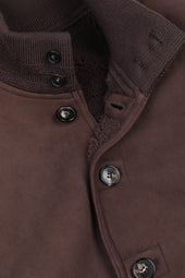 Shearling suede Valstarino. Brown - Fondente