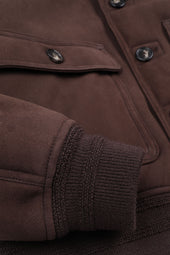 Shearling suede Valstarino. Brown - Fondente