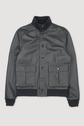 Deerskin Valstarino jacket lined with cashmere. Green - Caccia