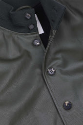 Deerskin Valstarino jacket lined with cashmere. Green - Caccia