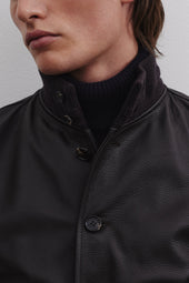 Deerskin Valstarino jacket lined with cashmere. Brown - Caffè
