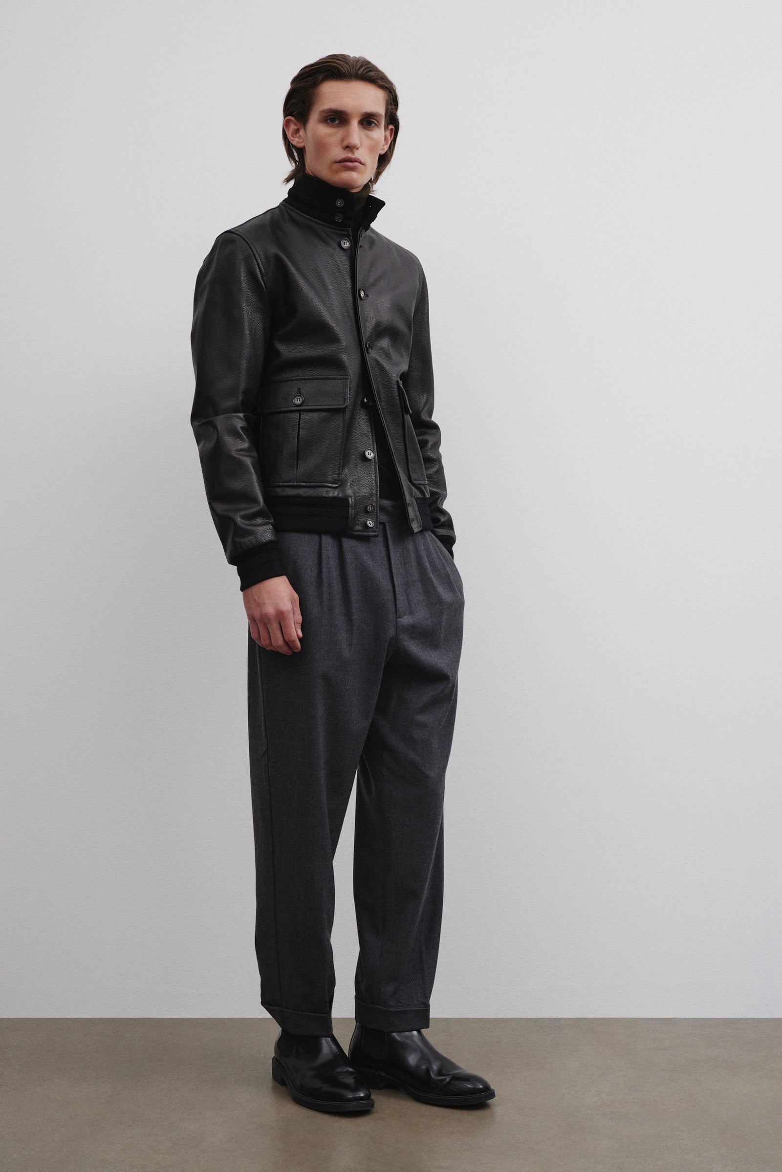Deerskin Valstarino Jacket Lined With Cashmere