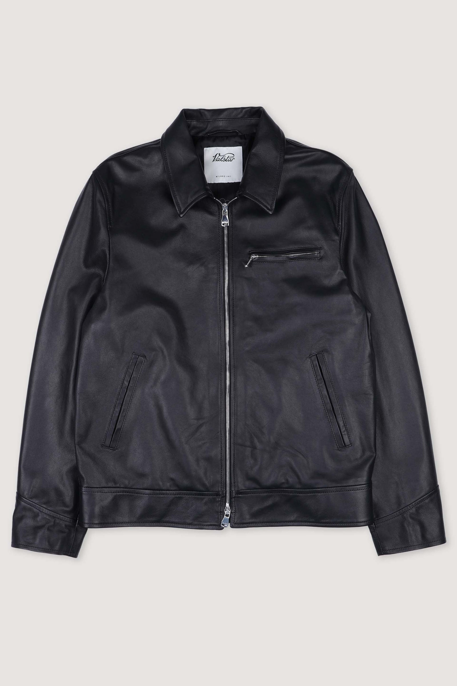 Lined Biker Jacket In Nappa Leather