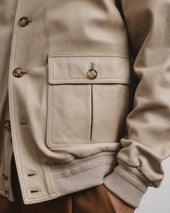 Lined Valstarino in nappa leather. Beige - Avena