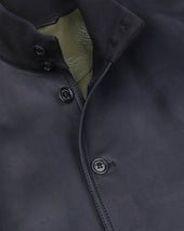 Unlined Valstarino jacket in nappa leather - Navy blue