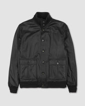 Deerskin Valstarino jacket lined with cashmere, back loop. Brown - Caffè