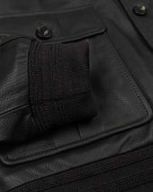 Deerskin Valstarino jacket lined with cashmere, back loop. Brown - Caffè