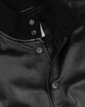 Lined Valstarino jacket in nappa leather - Black