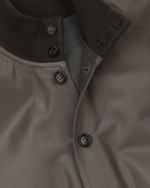 Unlined Valstarino Jacket In Nappa Leather Brown Cocoa