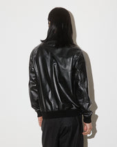 Unlined Valstarino jacket in nappa leather - Black