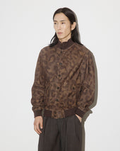 Unlined Valstarino jacket in camouflage printed suede leather - Camouflage