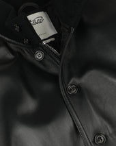 Goose down padded Valstarino in nappa leather - Black
