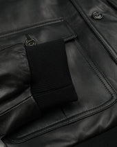 Goose down padded Valstarino in nappa leather - Black
