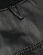 Goose down padded Valstarino in nappa leather - Black
