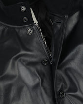 Goose down padded Valstarino in nappa leather. Blue - Navy