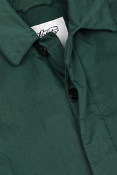 Torino unlined trench coat in cotton-nylon fabric. Green - Conifer