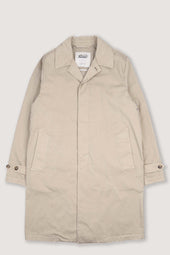 Torino unlined trench coat in cotton-nylon fabric. Beige - Sable
