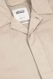 Torino unlined trench coat in cotton-nylon fabric. Beige - Sable