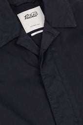 Torino unlined trench coat in cotton-nylon fabric. Blue - Navy