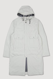 Gardiner parka in 3 layer microfiber, waterproof. Grey - Canvas