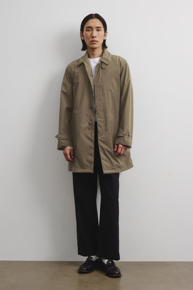 Milano packable raincoat in 3 layer microfiber, waterproof. Green - Caper