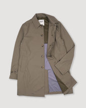 Milano packable raincoat in 3 layer microfiber, waterproof. Green - Caper