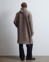 Camus montgomery in herringbone alpaca-wool felt. Beige - Vicuna/Latte