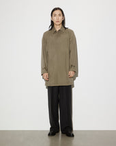 Milano packable raincoat in 3 layer microfiber, waterproof. Green - Cappero