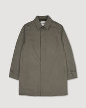 Milano packable raincoat in 3 layer microfiber, waterproof. Green - Cappero