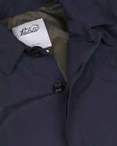Milano packable raincoat in 3 layer microfiber, waterproof. Blue - Navy