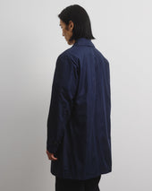 Milano packable raincoat in water repellent microfiber, lined. Blue - Navy